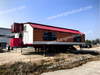 13.8m Duo-axe semi-trailer continens-genus convivium salsissimus vir vivens