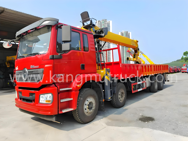 Shacman Delong 16Tons Telescopic Straight Arm Crane Truck