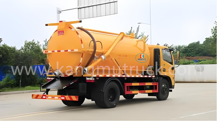 Dongfeng Dolika 10Cbm Sewage Suction Truck