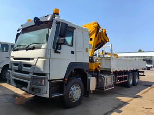 HOWO 8x4 Truck With Crane Dump Truck Cargo Flatbed Truck 