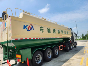 10.5 Meter 62CBM Bulk Feed Trailer 
