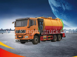Shacman Delong 21Cbm(With Auxiliary Engine) Combi Suction And Jetting Truck