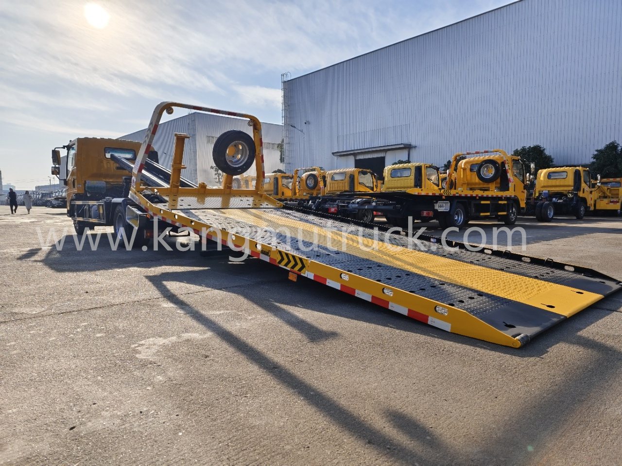 FAW 140HP Posuvná platforma Recovery Recovery Tow Truck Wrecker Tow Truck