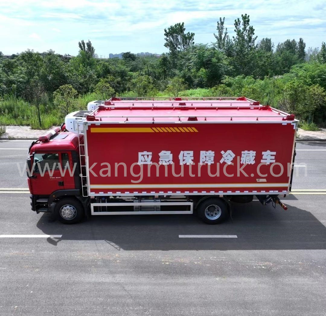 Sinotruk 350HP Emergency Refrigerated Truck 