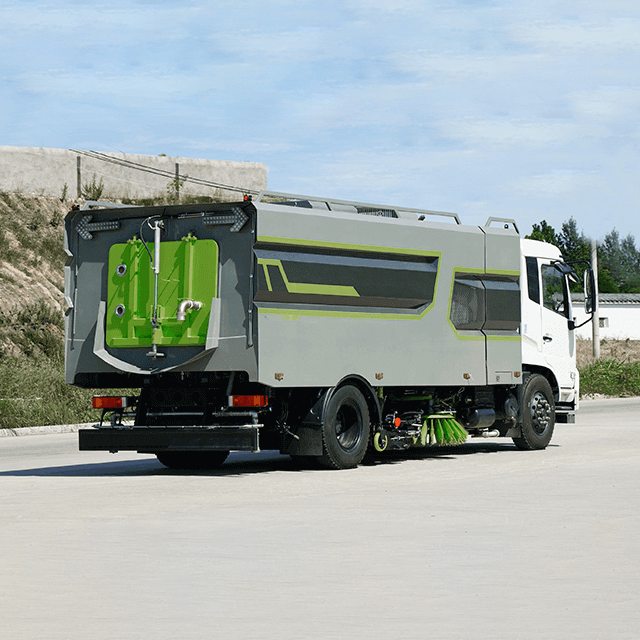 Dongfeng 4X2 High Pressure Street Road Sweeper & Cleaning Truck with 9cbm Water Tank