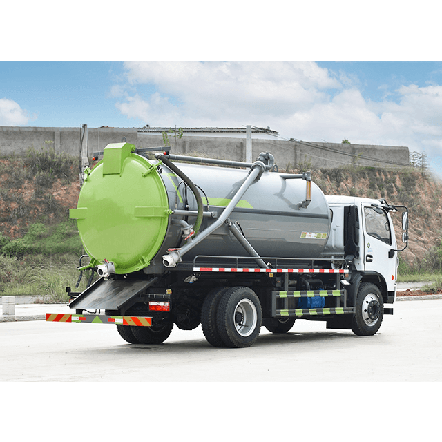 Dongfeng 3000 Liters Vacuum Sewer Cleaning Sewerage Tank Septic Sewage Suction Truck