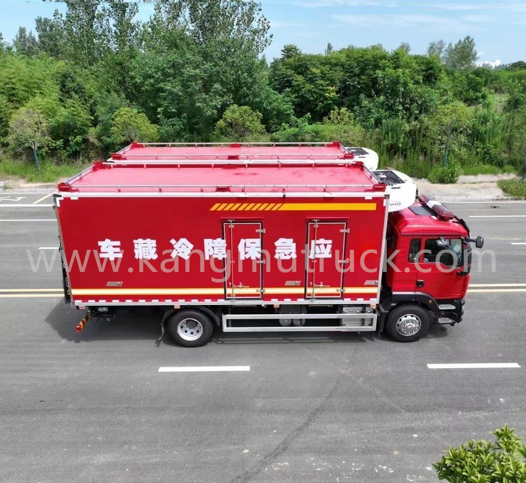 Sinotruk 350HP Emergency Refrigerated Truck 