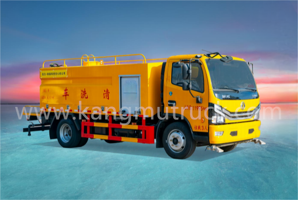 Dongfeng Dolika D7 8Cbm High Pressure Cleaning Truck