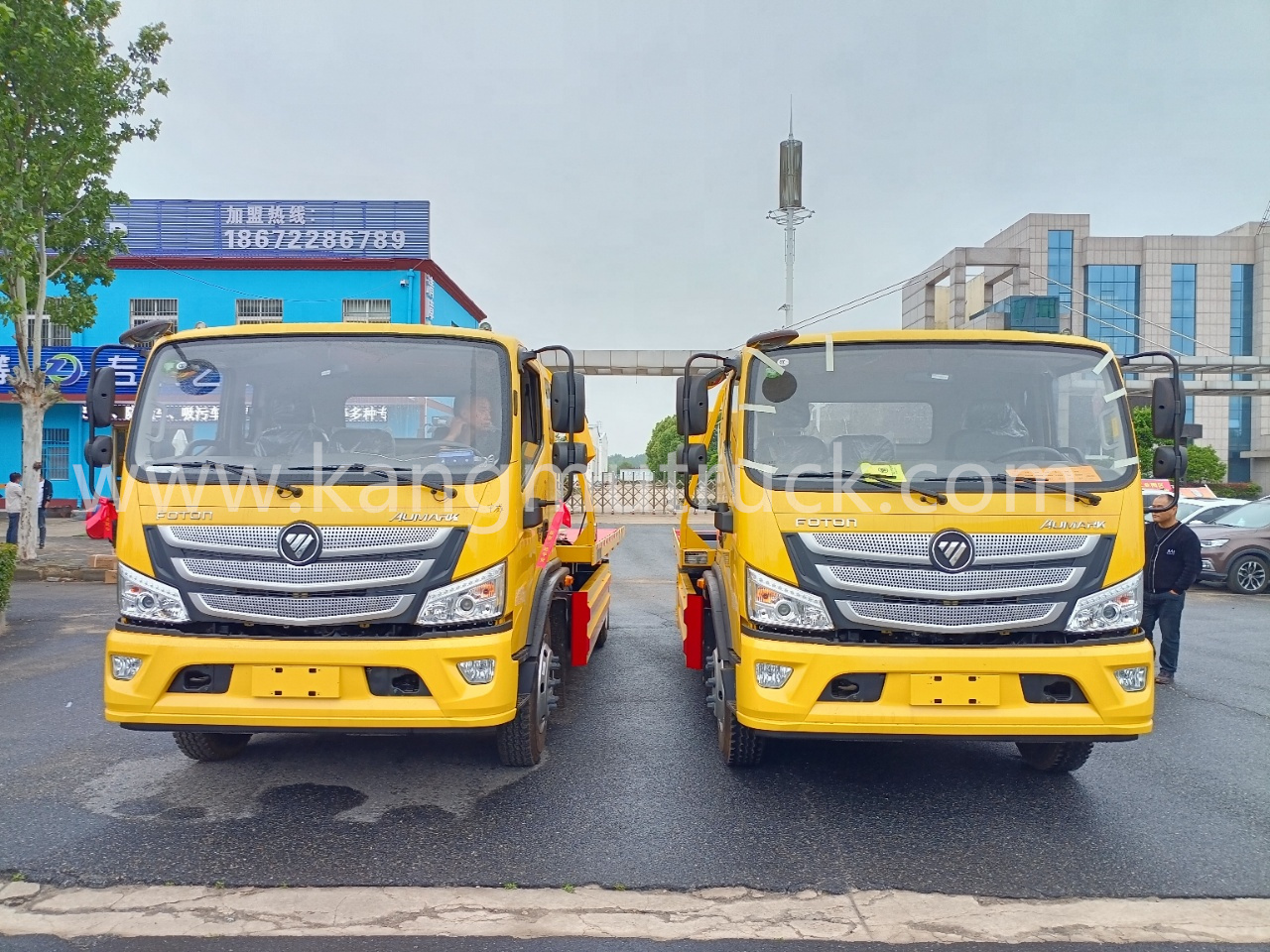 Foton Aumawk 4700mm rozvor 8tun Flatbed Slide Bed Tow Truck