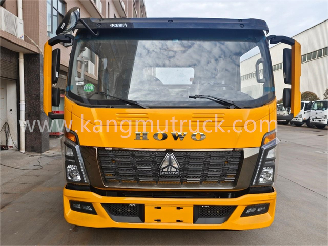 Velitel Howo 5-tun těžký vrak vraku Recovery Truck Flowbed Slide Bed Truck