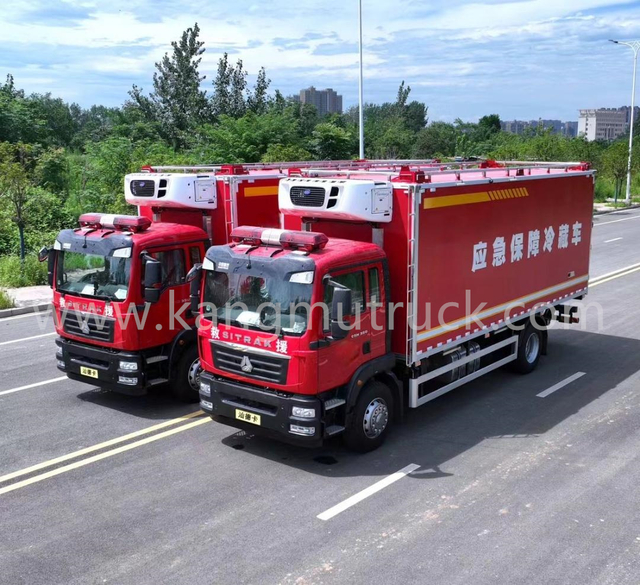 Sinotruk 350HP Emergency Refrigerated Truck 