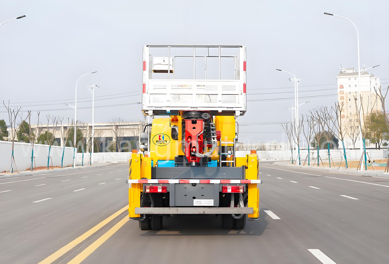 Jiefang jiefang 28 метрлік жүк көтергіш жүк көлігі жеті бум
