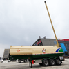 11.8 Meter Bulk Feed Trailer with Auger Conveyor And Self Generating Power Supply