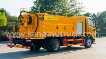 Dongfeng Dolika D7 8Cbm High Pressure Cleaning Truck