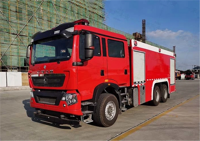HOWO 6*4 12000 Liters Foam Water Tank Fire Fighting Truck 