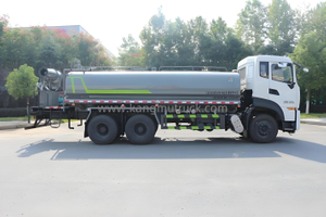 Dongfeng Kl Cummins 290hp 23cbm lori la kukandamiza vumbi