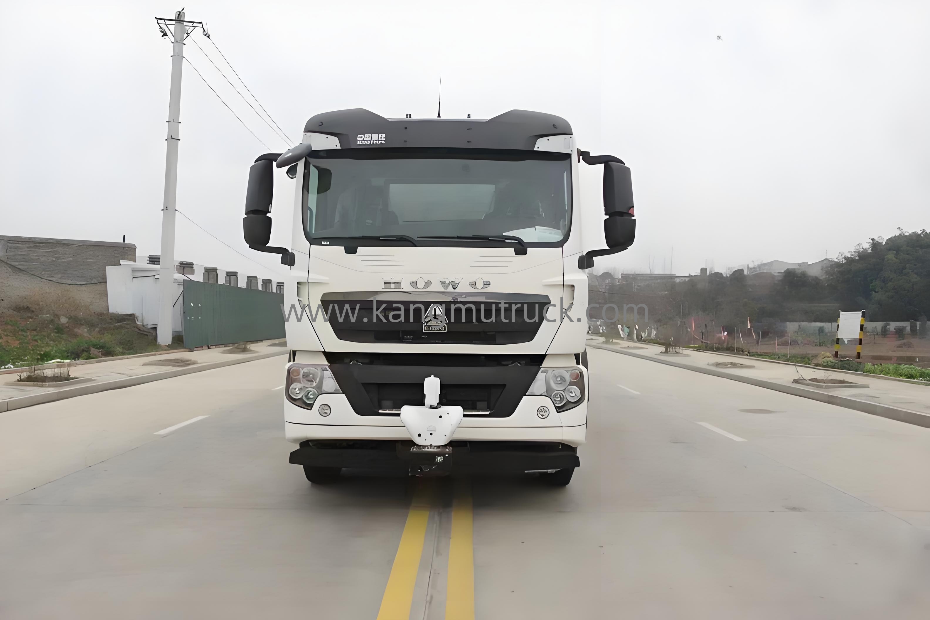 Sinotruk howO tx man350 hp 28 cbm vumbi kukandamiza lori