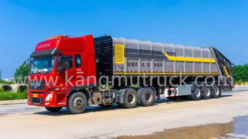 Kangmu 47Cbm Compression Garbage Semi-Trailer