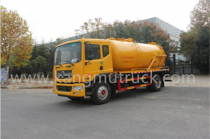 Kangmu D9 Cummins 230HP 10Cbm Sewage Suction Truck