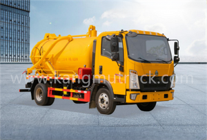 Howo 5Cbm Sewage Suction Truck