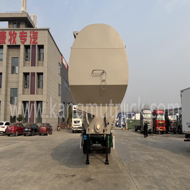 High-end 43cbm Carbon Steel And Aluminium Alloy Livestock Transport Trailer