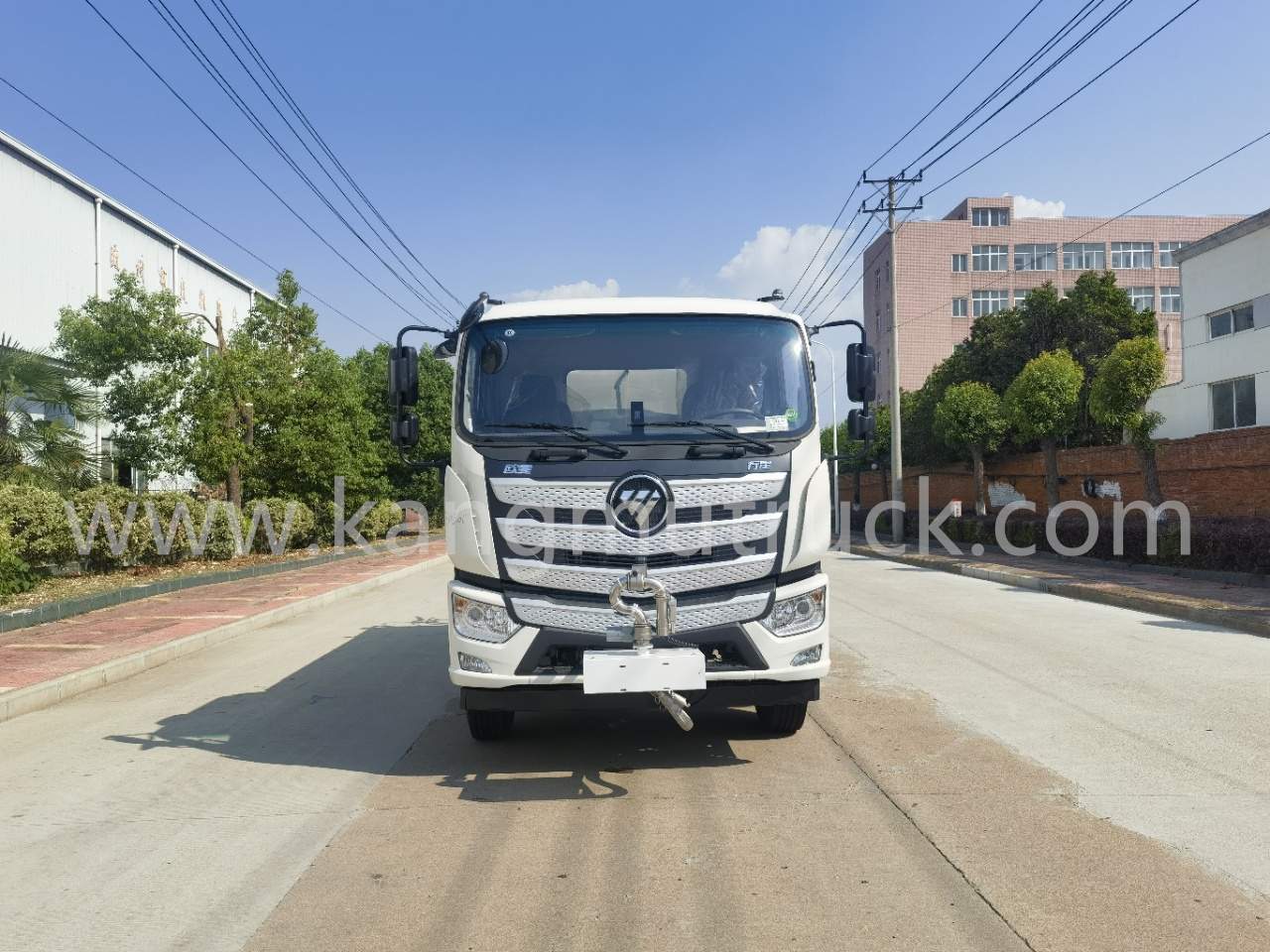 Foton Ouman 3950 Green Spray Truck