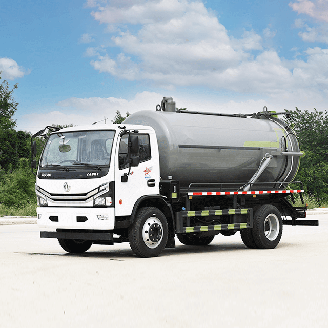 Dongfeng 3000 Liters Vacuum Sewer Cleaning Sewerage Tank Septic Sewage Suction Truck