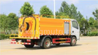 Dongfeng Dolika D6 4Cbm High Pressure Cleaning Truck