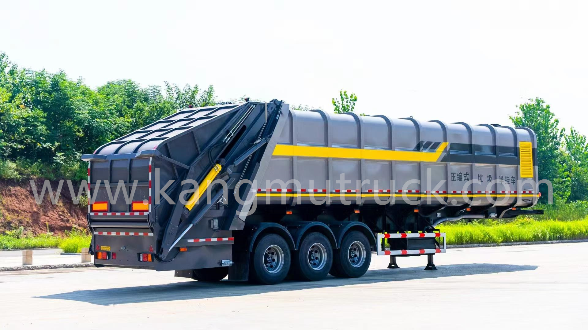 Kangmu 47Cbm Compression Garbage Semi-Trailer
