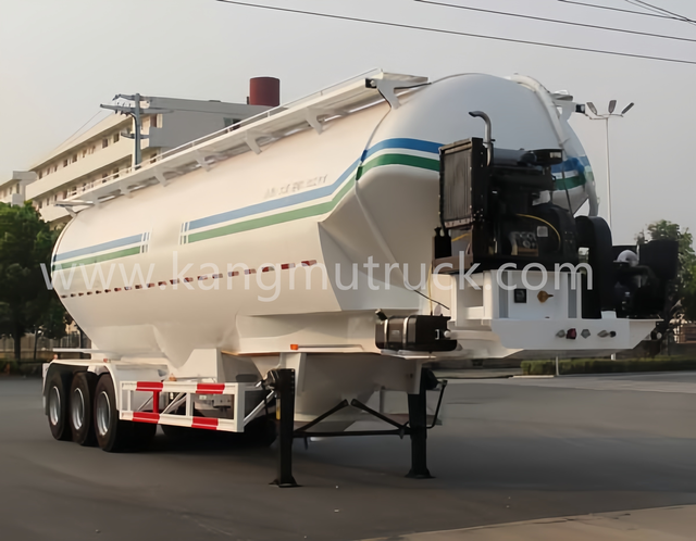 Hubei Kangmu Bulk Feed Transport Semi Trailer (Pneumatic Discharge)