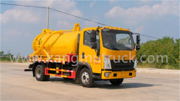Howo 5Cbm Sewage Suction Truck