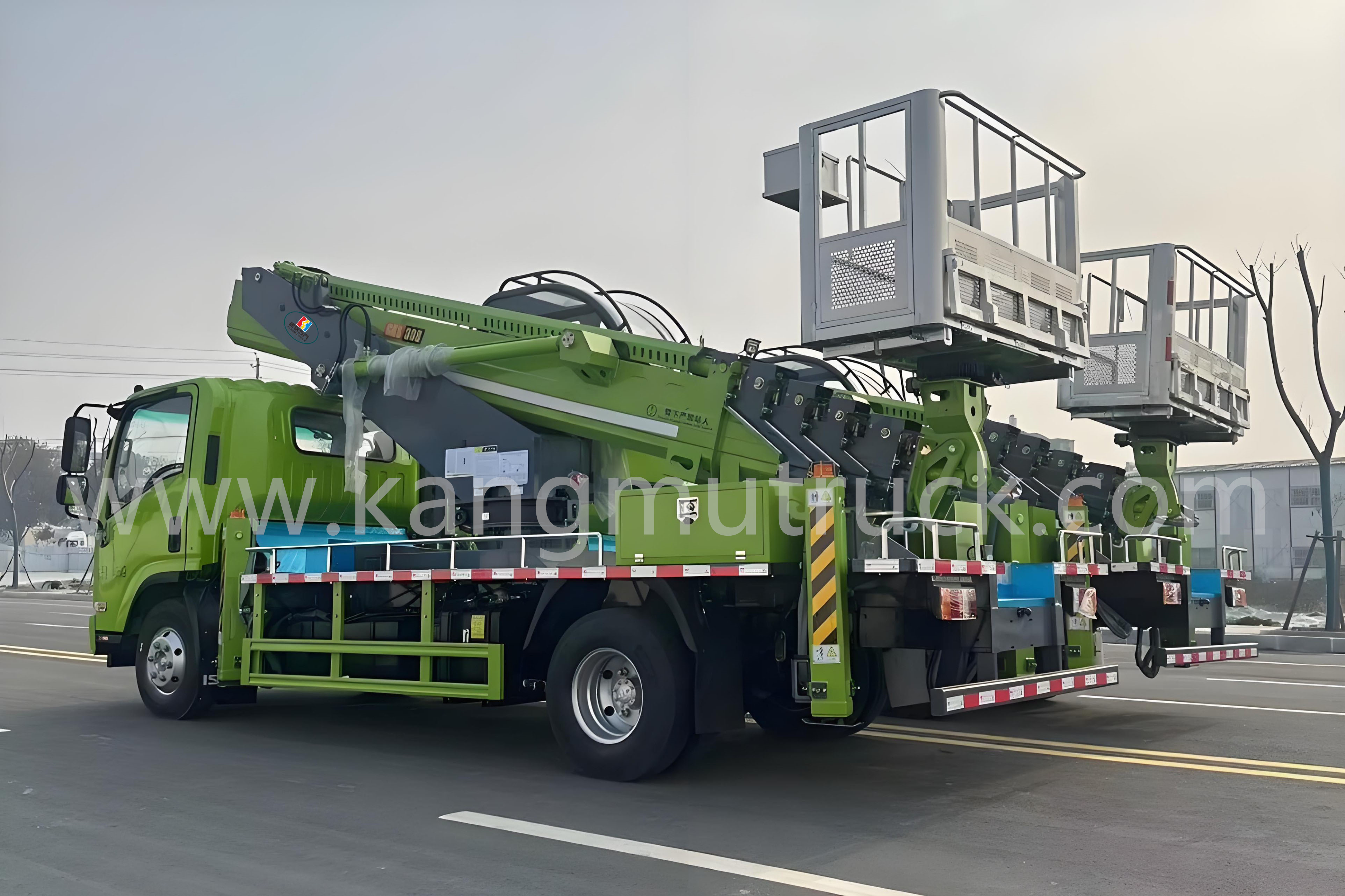 ISUZ 33-Meter Seven-Section Boom Aerial Lift Truck