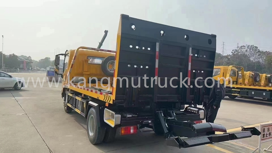 Velitel Howo 5-tun těžký vrak vraku Recovery Truck Flowbed Slide Bed Truck