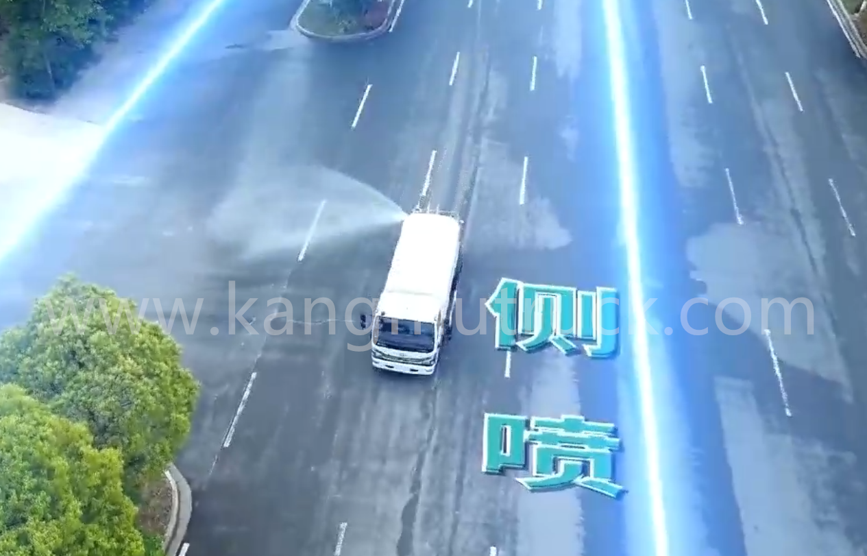 Dongfeng Dolika D7 Green Spray Truck