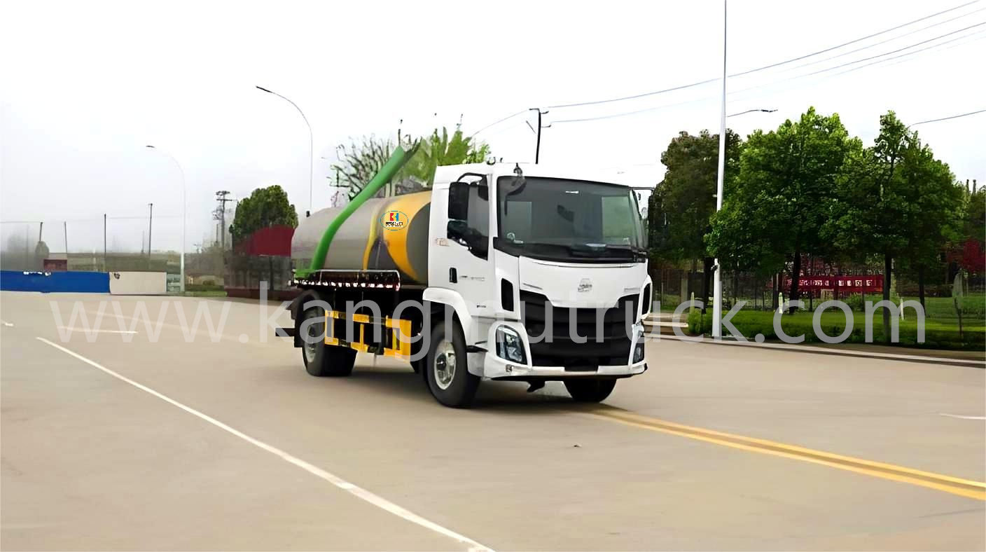 Dongfeng LZM M3 14Cbm Cesspit Emptier And Suction Truck