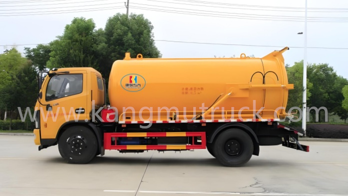 Dongfeng Dolika 10Cbm Sewage Suction Truck