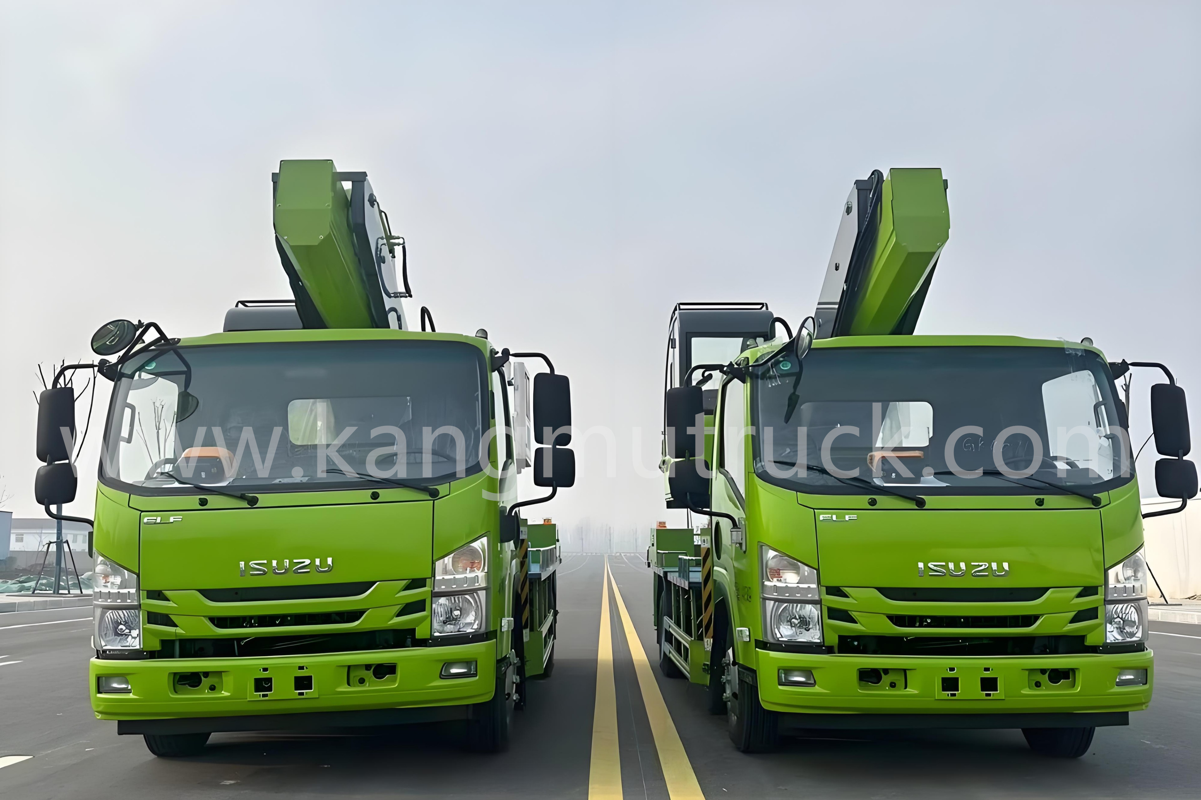 ISUZ 33-Meter Seven-Section Boom Aerial Lift Truck