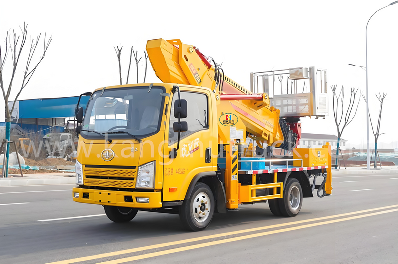 Jiefang jiefang 28 метрлік жүк көтергіш жүк көлігі жеті бум