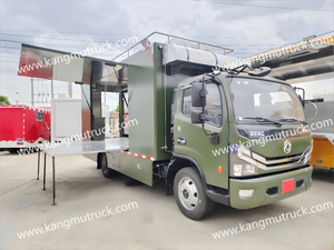 Dongfeng Dolika 3308mm Truk Makanan Wheelbase