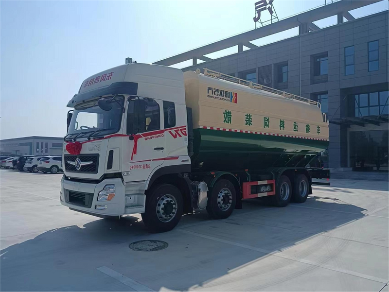 Dongfeng 4 άξονες χύδην φορτηγό τροφοδοσίας