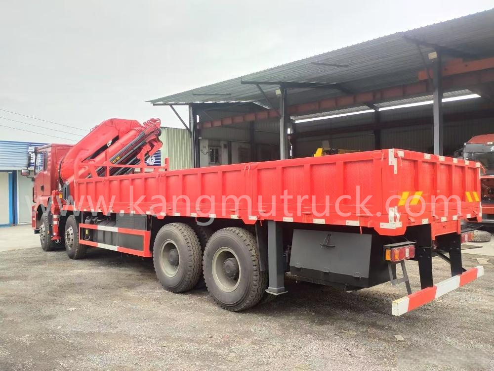 Shacman Delong 28Tons Folding Folding Arm Crane Truck