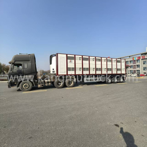 High-end Alluminiun Alloy Double-floor Livestock Transport Trailer