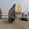 High-end 43cbm Carbon Steel And Aluminium Alloy Livestock Transport Trailer