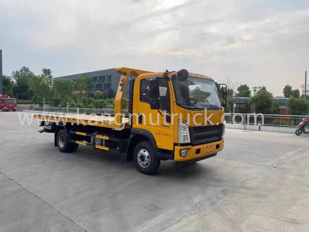 Premium HOWO 3800mm Wheelbase Wrecker Tow Truck