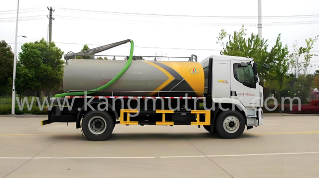 Dongfeng LZM M3 14Cbm Cesspit Emptier And Suction Truck