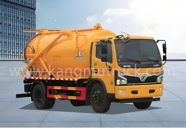 Dongfeng Dolika 10Cbm Sewage Suction Truck
