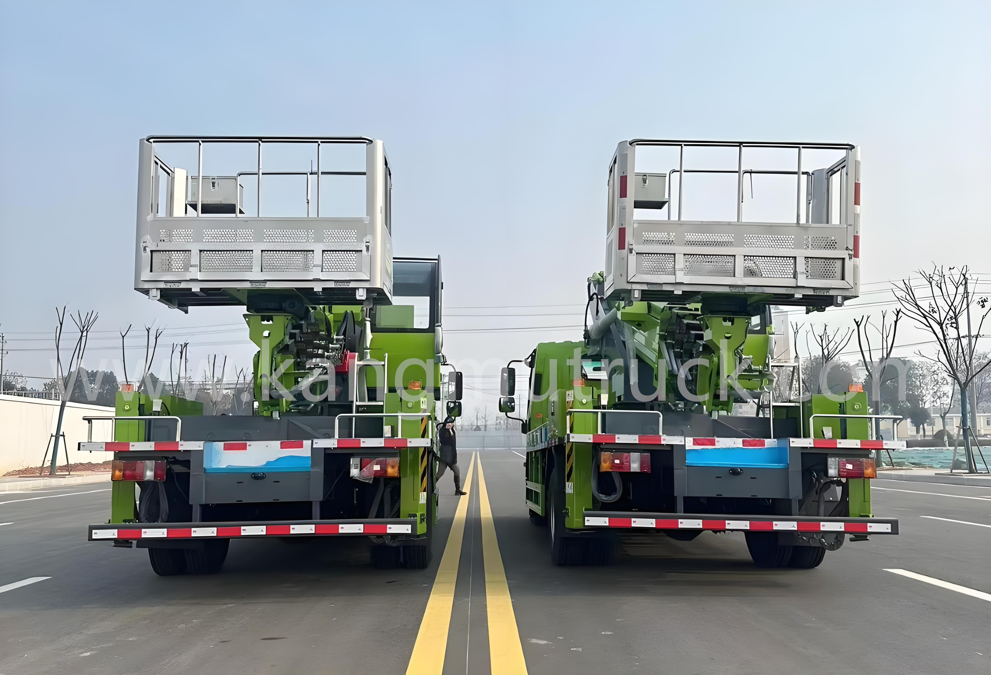 ISUZ 33-Meter Seven-Section Boom Aerial Lift Truck