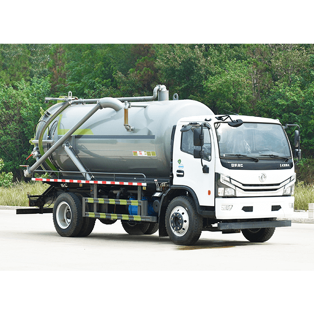 Dongfeng 3000 Liters Vacuum Sewer Cleaning Sewerage Tank Septic Sewage Suction Truck