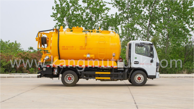 Dongfeng Dolika 6Cbm Combi Sunction And Jetting Truck 