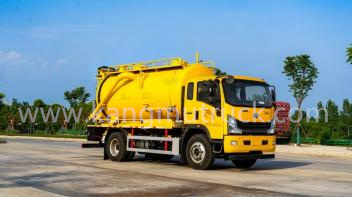 Sinotruk Homan 13Cbm Combi Suction And Jetting Truck